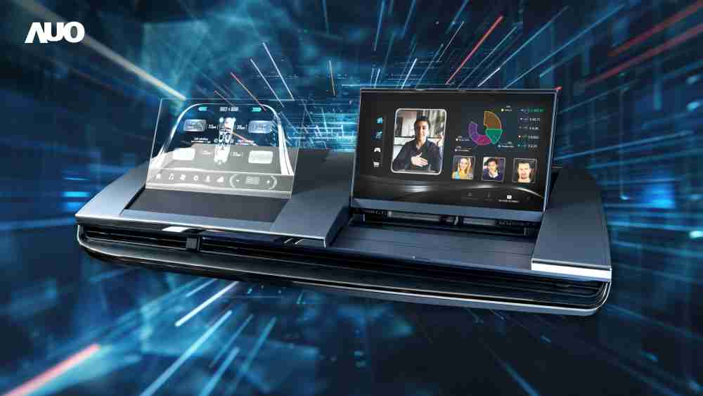 欧陆注册Micro LED Display HMI解决方案打造透明Micro LED前座仪表，，，呈现信息并保留驾驶视野开阔；亦为副驾驶座乘客打造收放自如的Micro LED屏幕，，，在不影响显示质量的前提于显示区内建镜头，，让用户能与视讯对象直接眼神接触，，，，提供绝佳的双向沟通体验